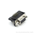 Conector D-Sub hembra de 3 filas de 8,89 mm